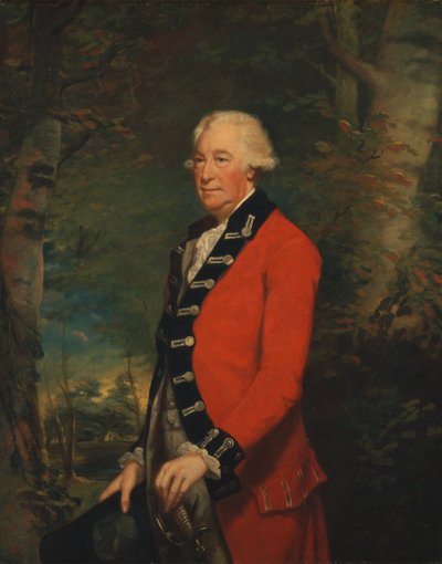 Sir Ralph Milbanke, Bt., in der Uniform der Yorkshire (North Riding) Miliz von James Northcote